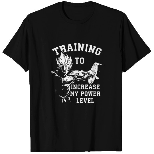Training To Increase Power Level Anime Gym Workout Fitness T-Shirts