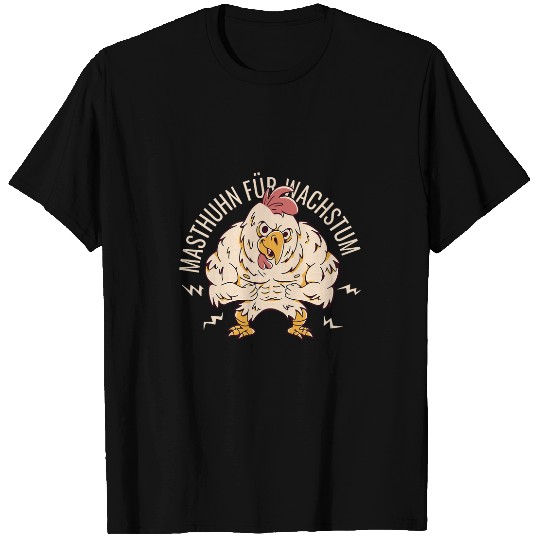 Mast Chicken for Growth Fitness Bodybuilding Clothing Protein T-Shirts