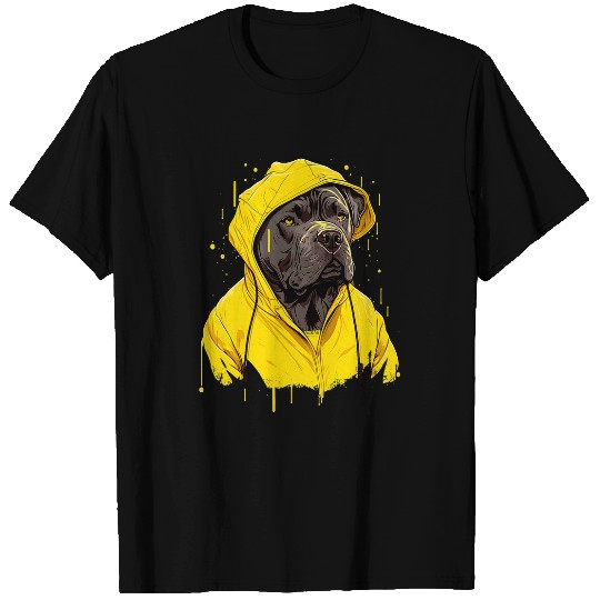 Rainy Cane Corso in a Rain Cape T-Shirts