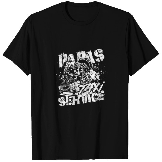 Papas taxi service Taxi Worker Service Driver Car Drive T-Shirts