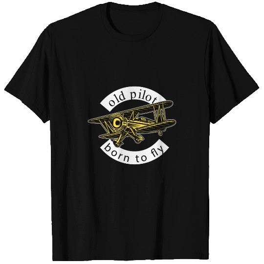 Retro vintages Airplane Pilot Outfit For Pilots T-Shirts