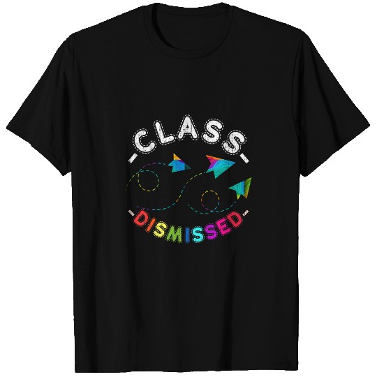 Happy Last Day Of School Student Paper Plane Class Dismissed T-Shirts