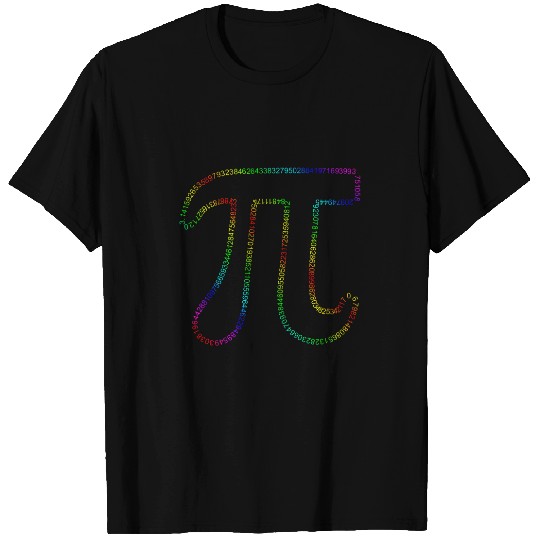 Pi Day 314 Math Geek Teacher Student Colorful Pi Day T-Shirts