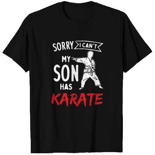 Karate Lover Design For Martial Arts Fighter My Son Karate T-Shirts
