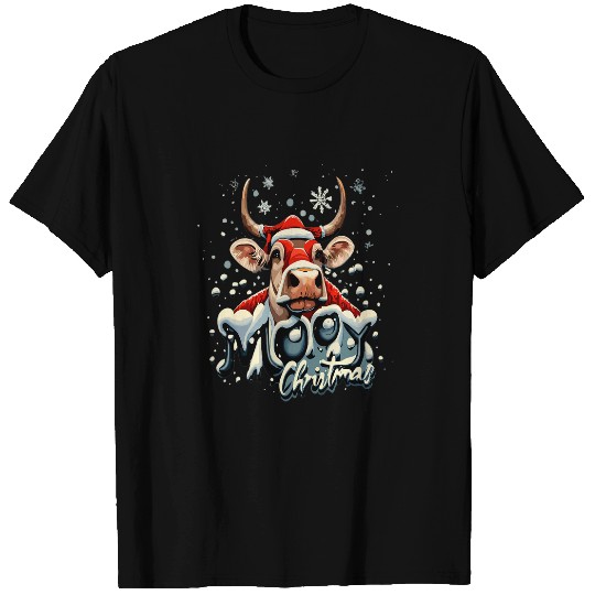 Mooy christmas design for Patriotic Farmer T-Shirts