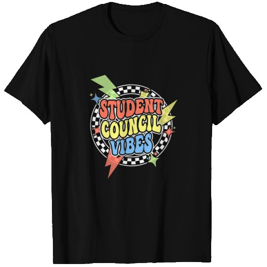 Retro Student Council Vibes Groovy School Student Council T-Shirts
