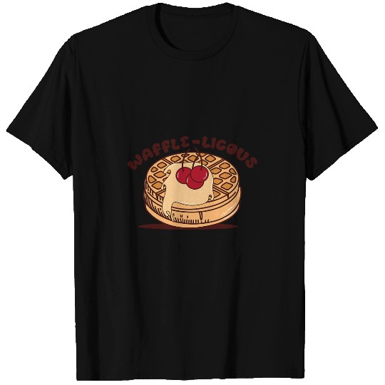 Waffles With Syrup Dessert Waffle Chef T-Shirts