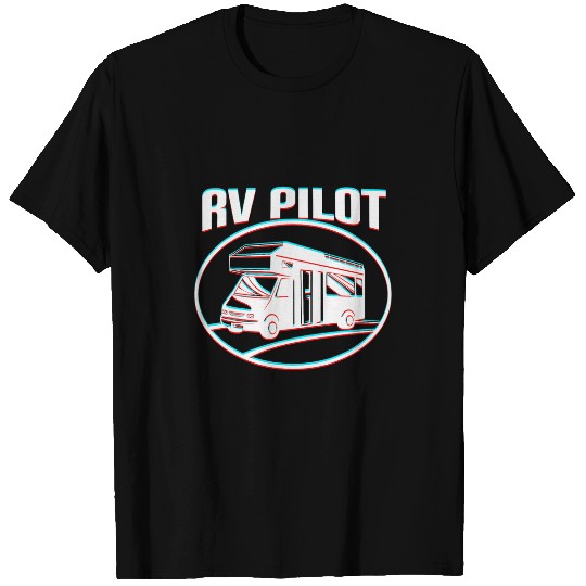 Funny RV Pilot Camping Driver Family Camper Camp RV T-Shirts