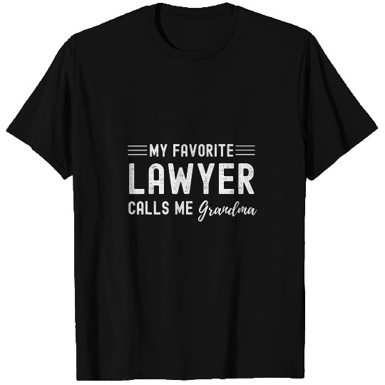 My Favorite Lawyer Call Me Grandma Attorney Solicitor Granny T-Shirts