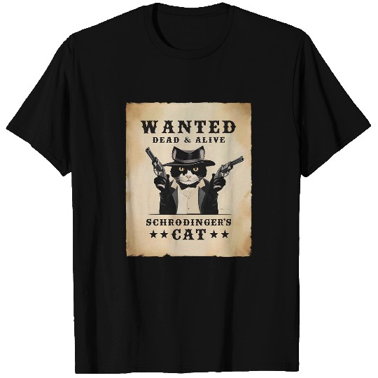 Funny Scientist Schrodingers Cat Quantum Physics Lover 1 T-Shirts