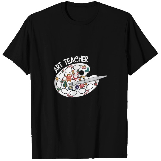 Art Teacher Christmas Art Teaching xmass Party T-Shirts