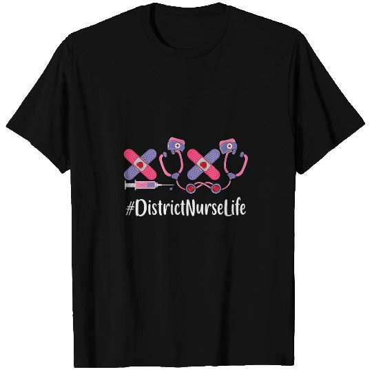 District nurses Valentines Day Women Stethoscope Appreciation T-Shirts