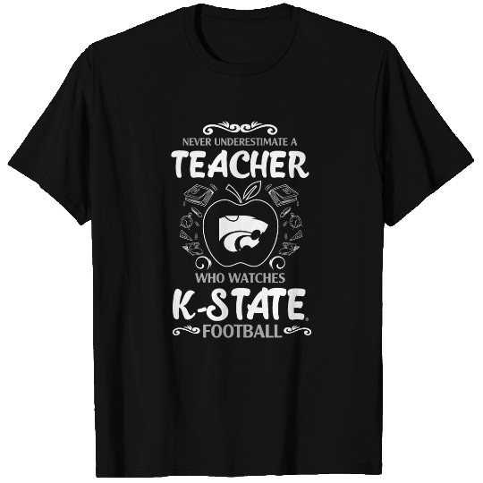 Kansas State Wildcats Never Underestimate Teacher T-Shirts