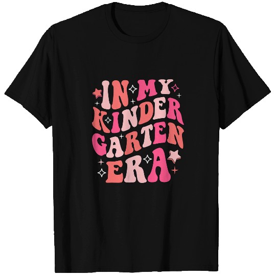 Retro Groovy In My Kindergarten Era Teacher Back To School T-Shirts