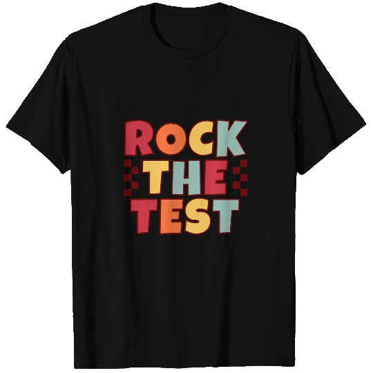Rock the Test Testing Day Retro Motivational Teacher Student 23 T-Shirts