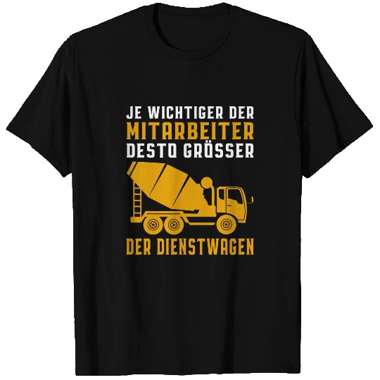 Concrete mixer construction building construction worker 3 T-Shirts