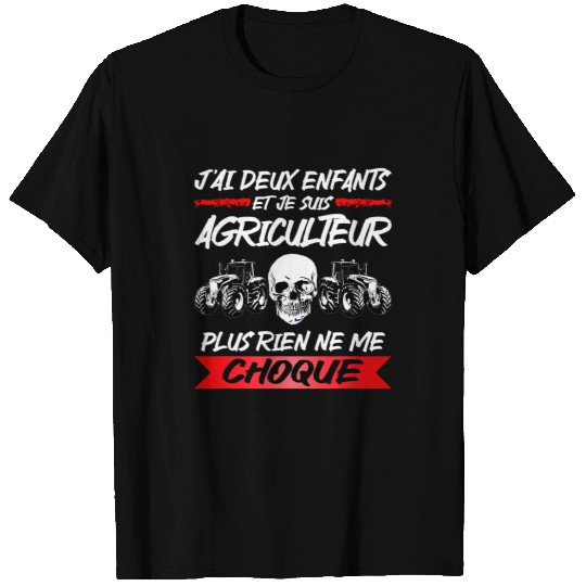 Paysan Jai deux enfants Et Je Suis Farmer T-Shirts