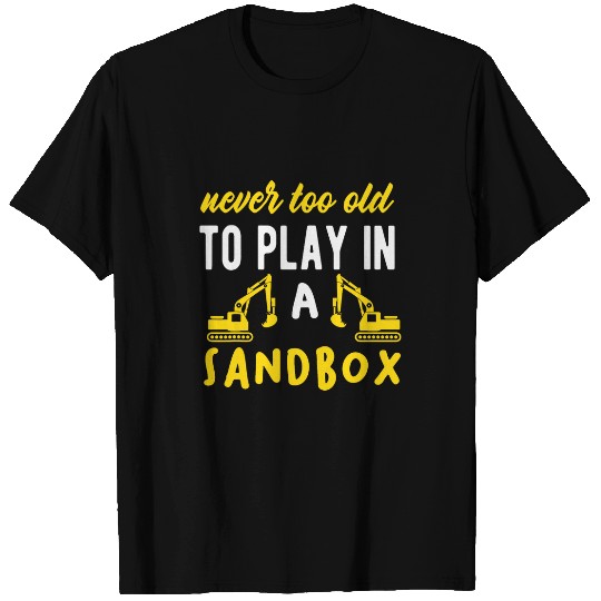 Construction Crew Highway Worker Excavator Digger 4 T-Shirts