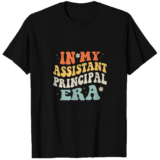 Groovy In My Assistant Principal Era Job Title School Worker 6 T-Shirts