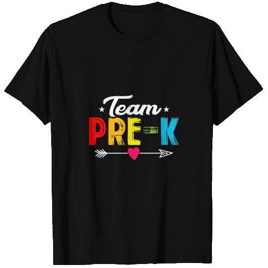 Funny Team PreK Teacher Student Hello First Day T-Shirts