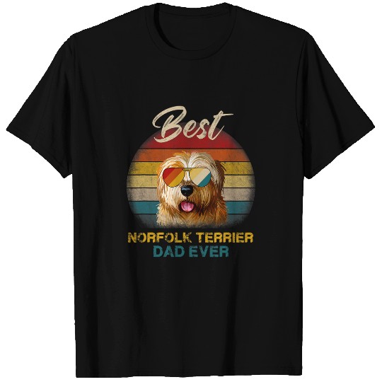 norfolk terrier dog dad ever far day 2 T-Shirts