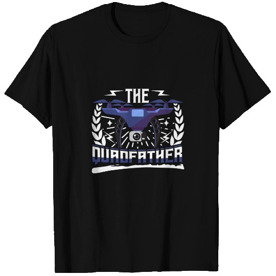 The Quadfather Funny Drone Pilot T-Shirts