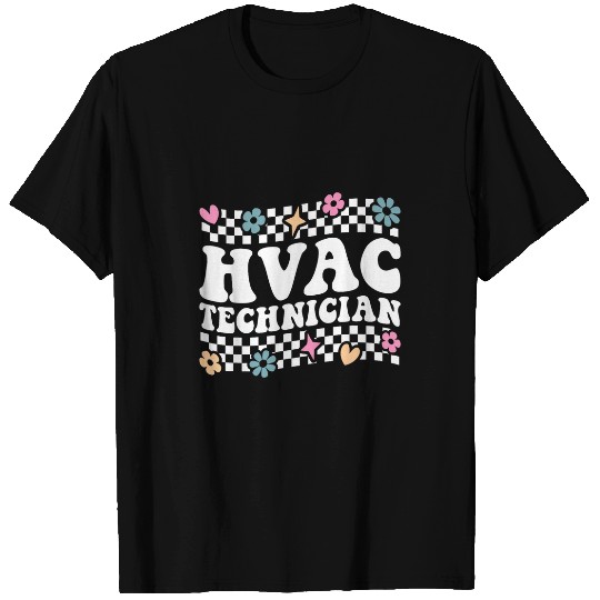 HVAC Technician HVAC Tech AC Repairman Air Conditioning 4 T-Shirts