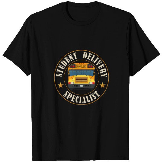 Funny Student Delivery School Bus Driver 2 T-Shirts