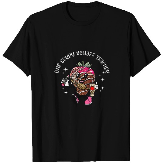 Teacher Valentines Day Berry Boujee Teacher Appreciation T-Shirts