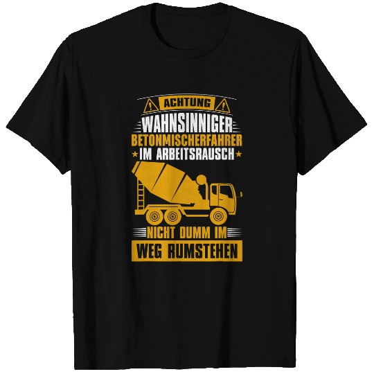 Concrete mixer construction building construction worker 7 T-Shirts