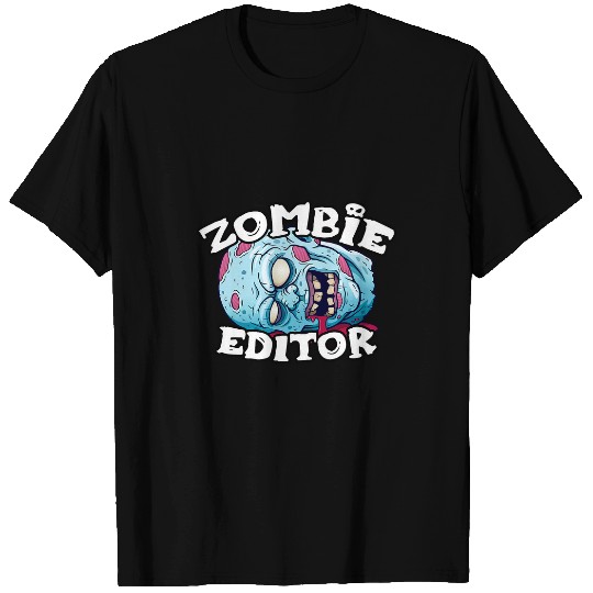 Zombie EDITOR 2Halloween Simple Costume EDITORS T-Shirts