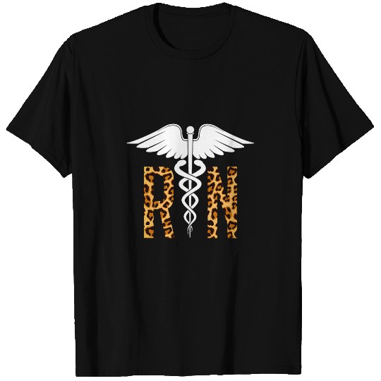 RN Registered nurses Leopard Nursing Student T-Shirts