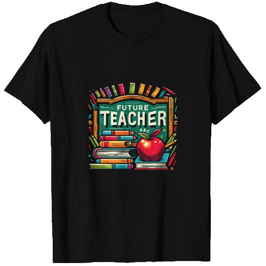 Future Teacher ABC Inspirational Educator Design T-Shirts