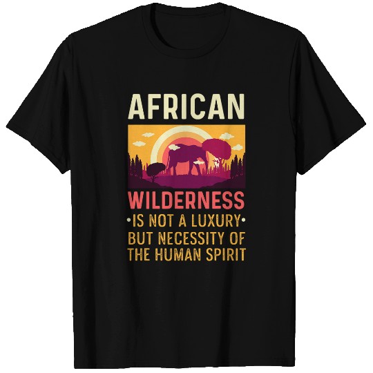 African Wilderness Zoologist T-Shirts
