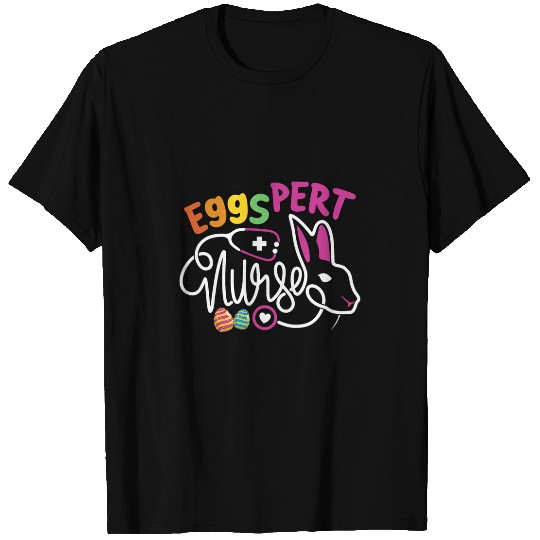 Eggspert nurses Easter Bunny NP Funny RN Easter Day Nursing T-Shirts