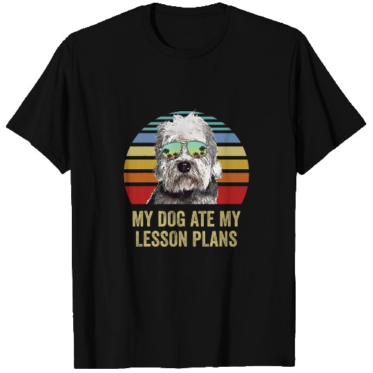 My Dog Ate My Lesson Plans Dandie Dinmont Terrier Teacher T-Shirts