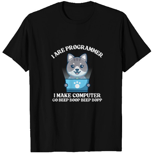 I Are Programmer Cat Engineer Full Stack Software Developer T-Shirts