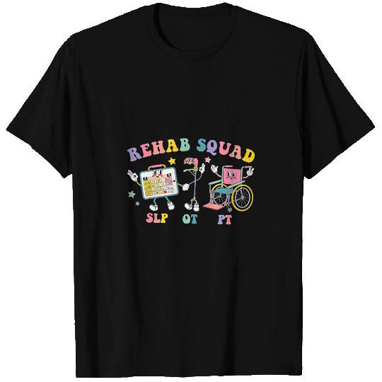 Retro Rehab Squad SLP OT PT Team Physical Therapist T-Shirts