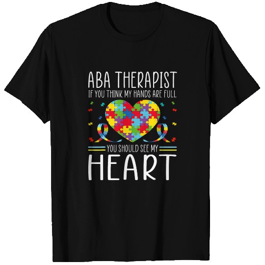 ABA Therapist Autism Awareness Month Behavioral Science T-Shirts