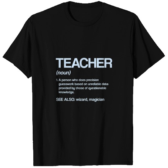 Teacher Life Definition Funny Professor Humor Teaching T-Shirts