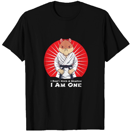Hamster Kung Fu Taekwondo Karate Judoka Martial Arts T-Shirts