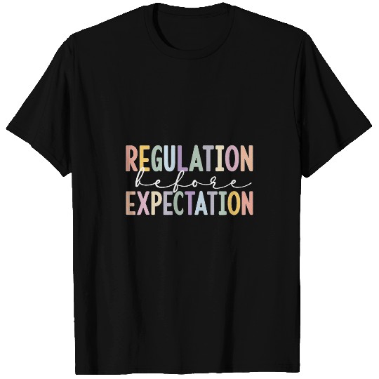 Regulation Before Expectation Teacher 100 Days Of School Kid T-Shirts