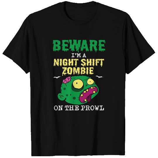 Halloween Night Shift Worker Graveyard Duty Spooky 3 T-Shirts