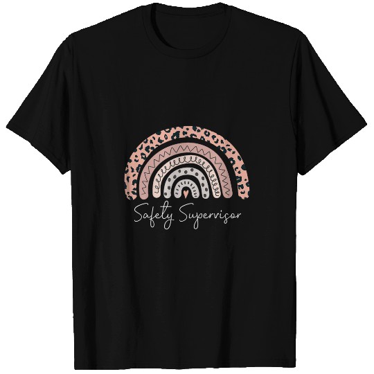 Safety Supervisor Leopard Rainbow Appreciation T-Shirts