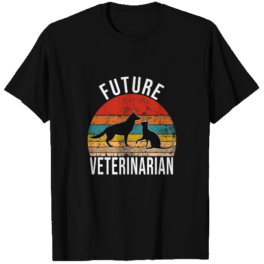 Future Veterinarian Dog Cat Vintage T-Shirts