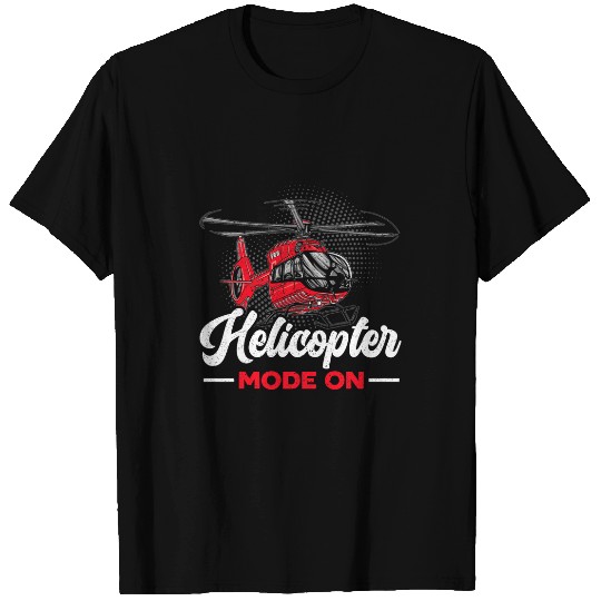 Helicopter Mode On Flight Instructor Aeronautics Aviator 1 T-Shirts