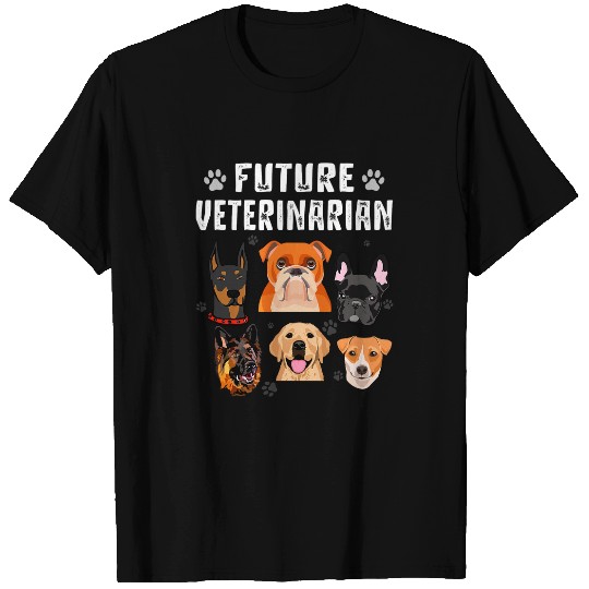 Future Veterinarian Veterinary Assistant Technician Boy Girl 2 T-Shirts
