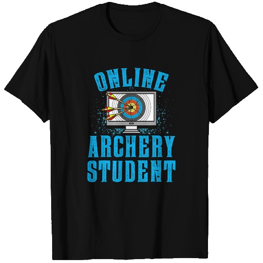 Funny Virtual Learning Online Archery Student T-Shirts
