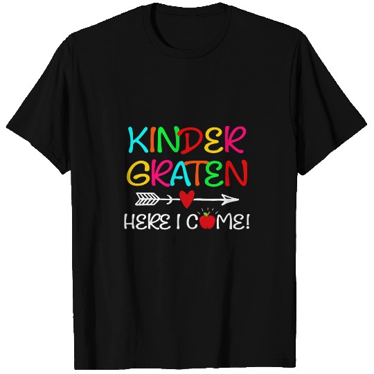 Kindergarten Here I Come Back to School for Teacher Student T-Shirts