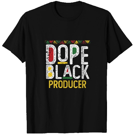 Dope Black Producer Black History Month T-Shirts